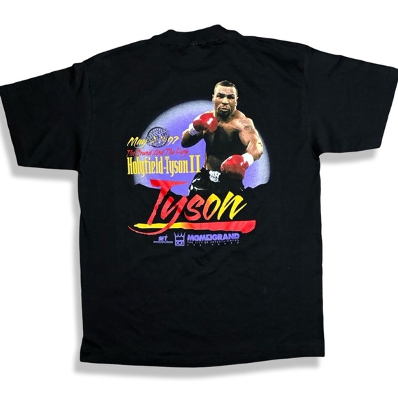 American Vintage Other - Rare Vintage 1997 Mike Tyson vs Holyfield Fight Promo Shirt